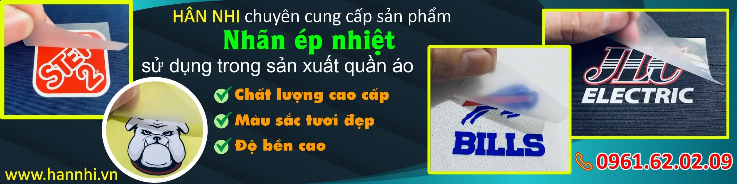 nhãn ép nhiệt HÂN NHI