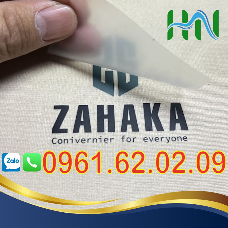 Cách sử dụng nhãn ép nhiệt lột nóng