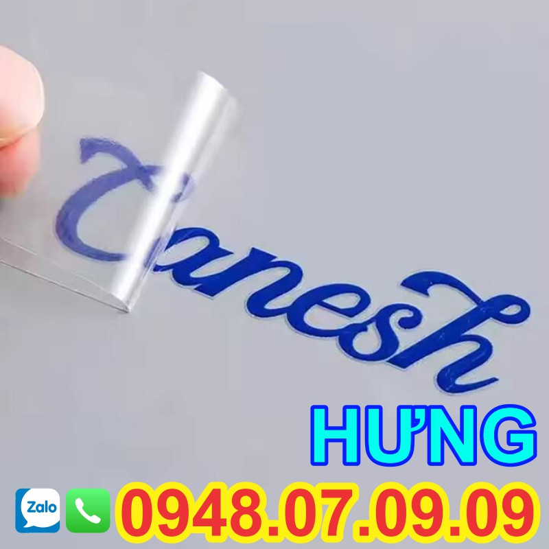 Nhãn ép nhiệt bị nhiễm màu vải