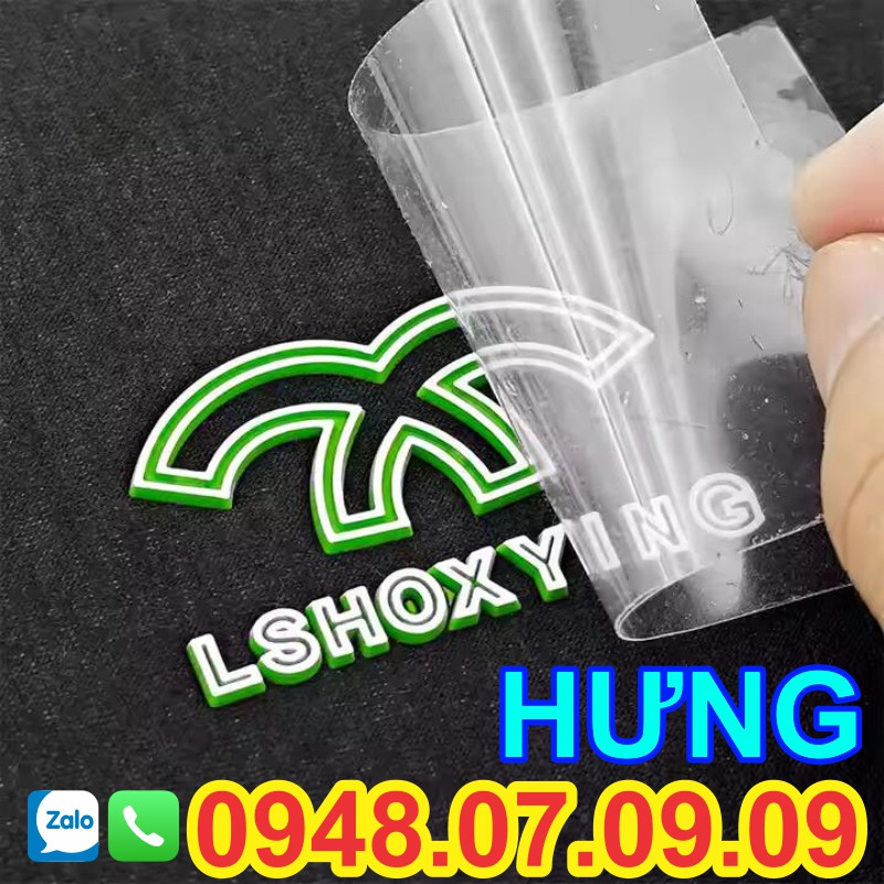 Cách sử dụng nhãn ép nhiệt trên thành phẩm