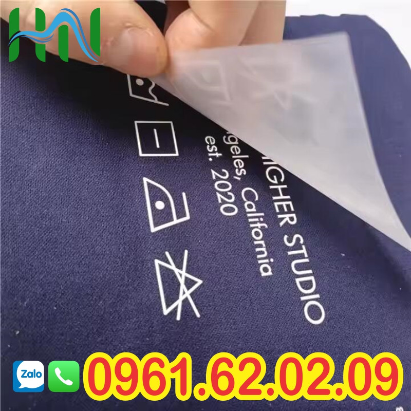 nhãn chuyển nhiệt quần áo