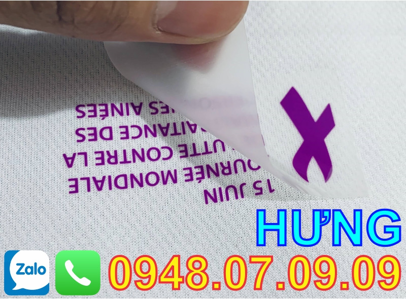 Decal ép nhiệt quần áo: Cách lựa chọn sản phẩm phù hợp cho bạn