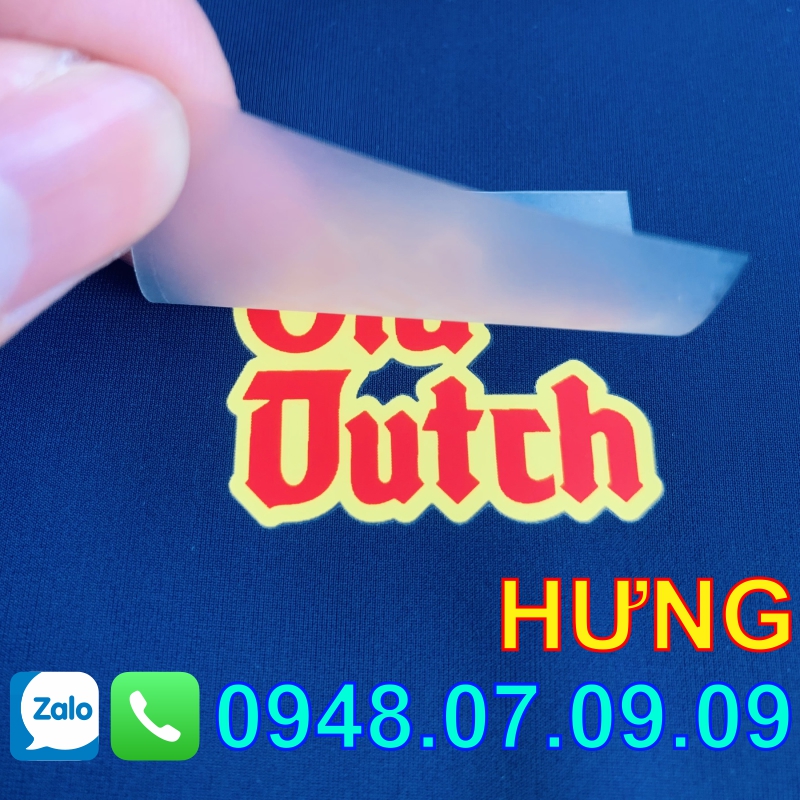 Nhãn ép nhiệt may mặc