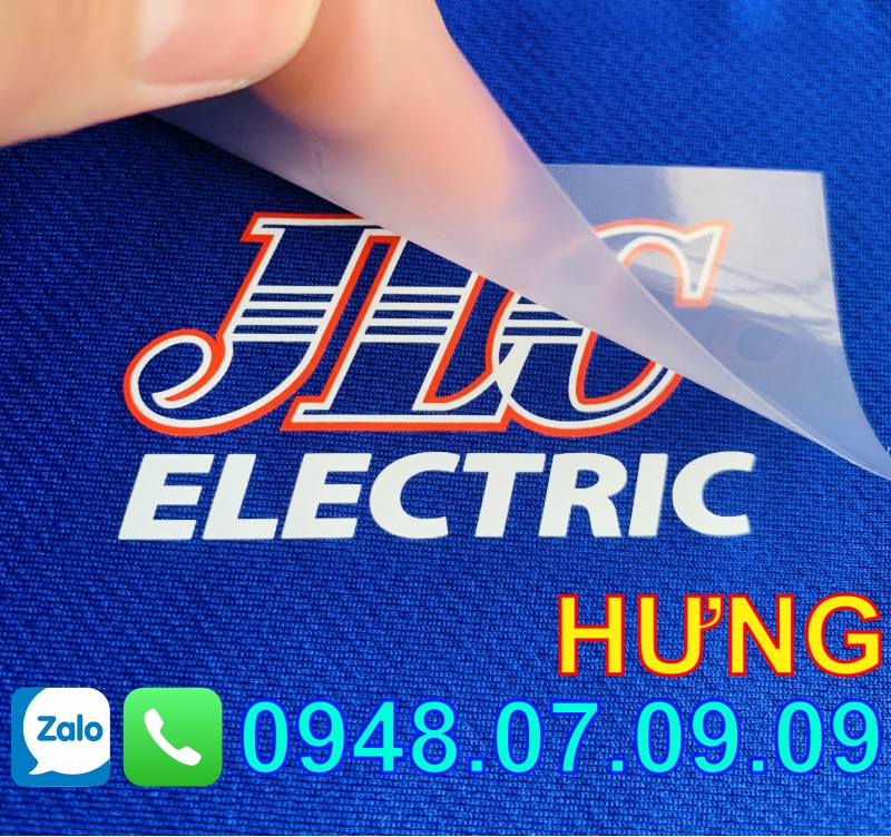 tem ép nhiệt quần áo