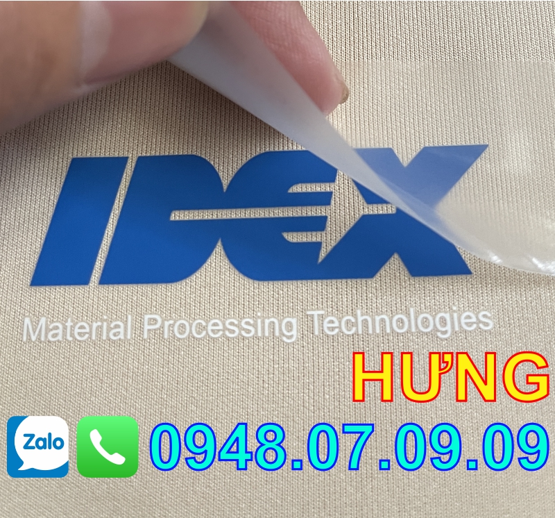 Nhãn in ép nhiệt quần áo uy tín