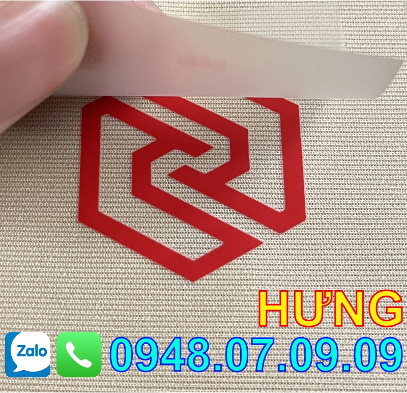nhãn in ép nhiệt quần áo