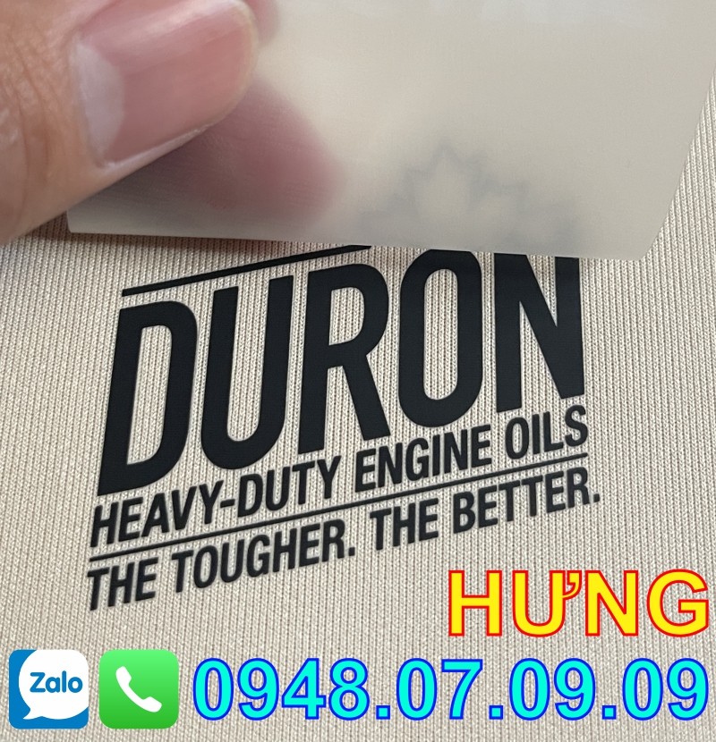 nhãn ép quần áo