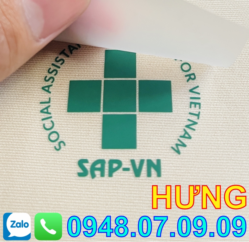 nhãn in ép nhiệt quần áo