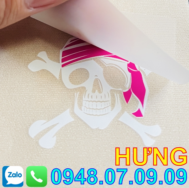 mác ép nhiệt quần áo