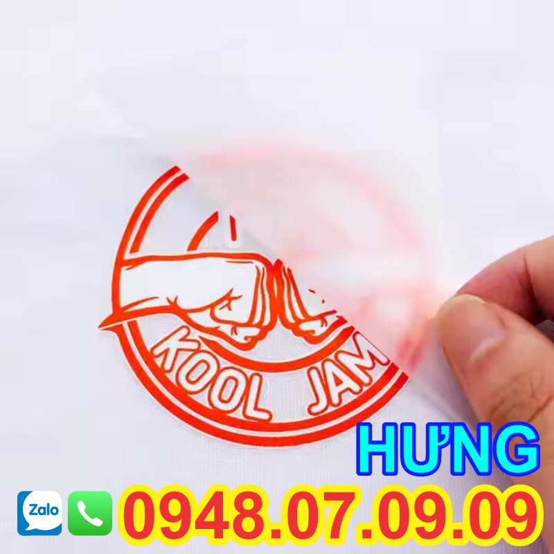 tem ép nhiệt quần áo