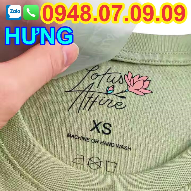 tem chuyển nhiệt quần áo