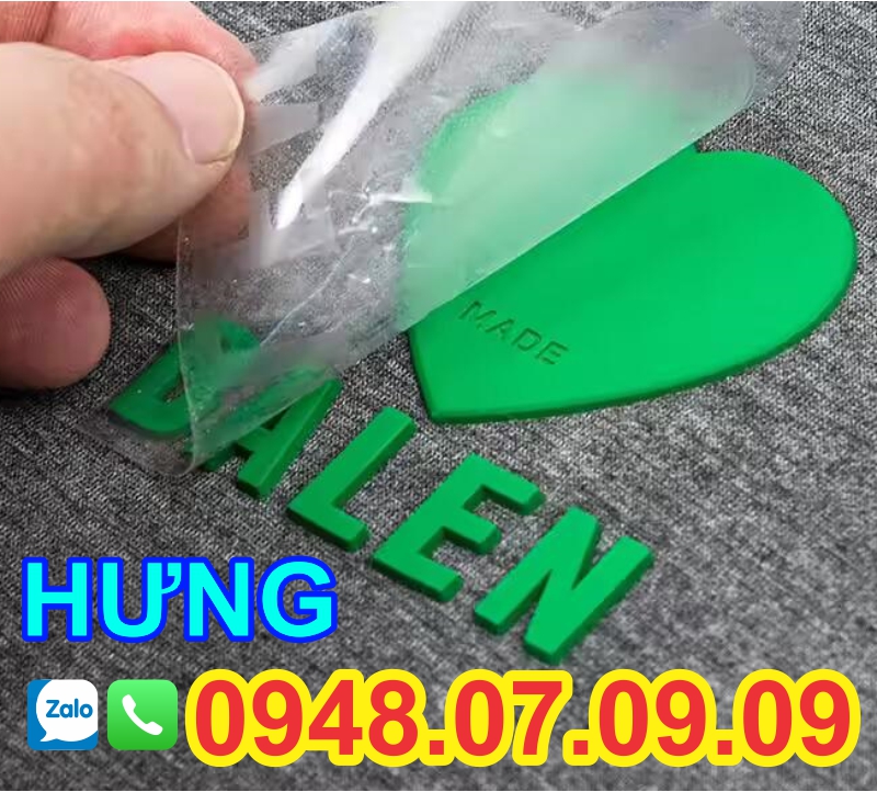 tem ép nhiệt quần áo thời trang