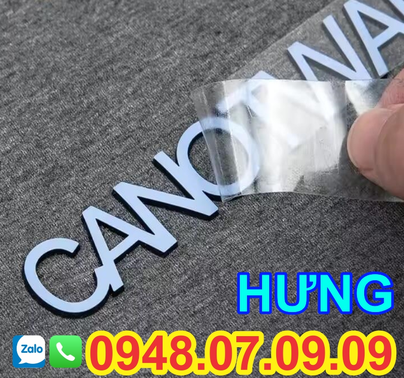 tem ép nhiệt quần áo