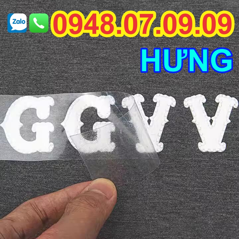 mác ép nhiệt quần áo