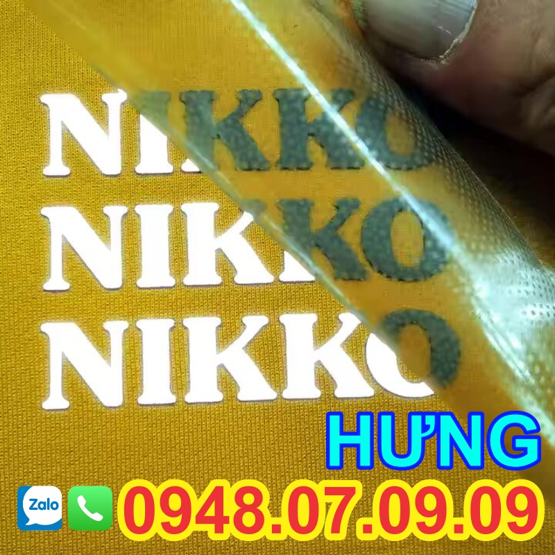 tem in ép chuyển nhiệt quần áo