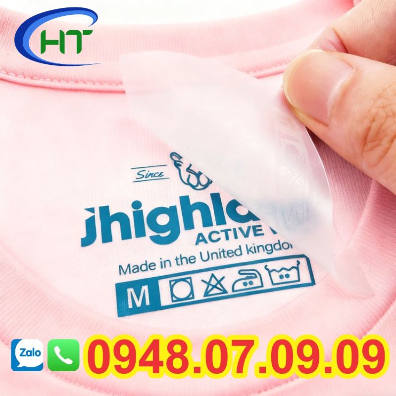 ✅ Nhãn ép nhiệt – Phân tích kỹ thuật nhãn ép trang phục thể thao 4.0 ⭐️