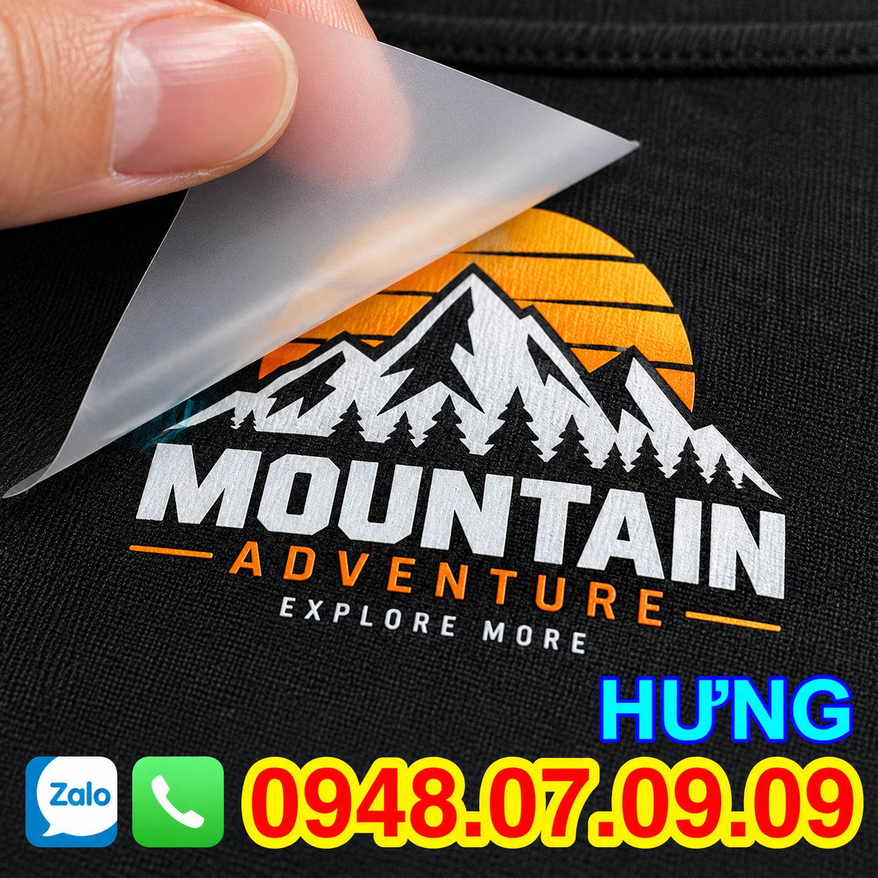✅ Nhãn ép chuyển nhiệt ➡️ 1 Giải pháp hiện đại trong sản xuất may mặc