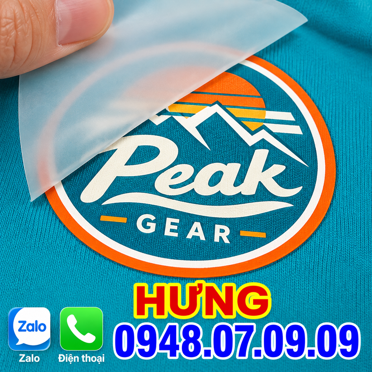 ✅ Nhãn ép chuyển nhiệt ➡️ 1 Giải pháp hiện đại trong sản xuất may mặc