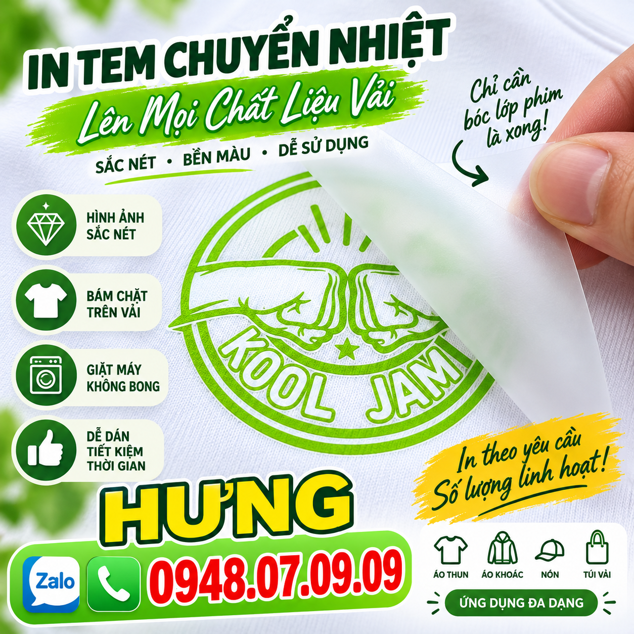 ✅ Tem ép nhiệt là Gì? 💖 Cách Sử Dụng Và Ứng Dụng Trong Sản Xuất quần áo
