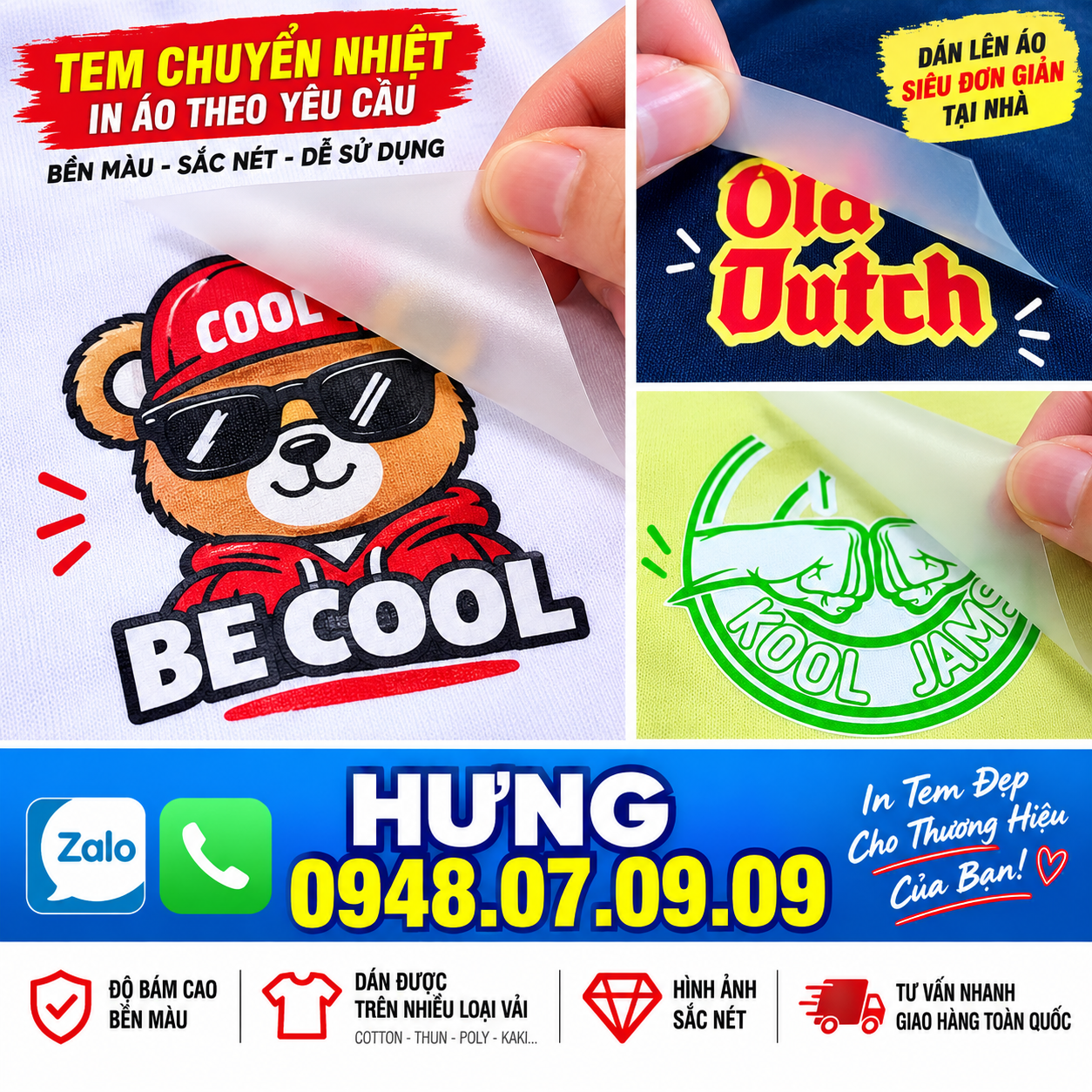 ✅ Tem chuyển nhiệt là gì? ⭐️ Cách sử dụng và ứng dụng trong ngành may mặc